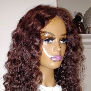 28 inch Deep Wave Human Hair wig
